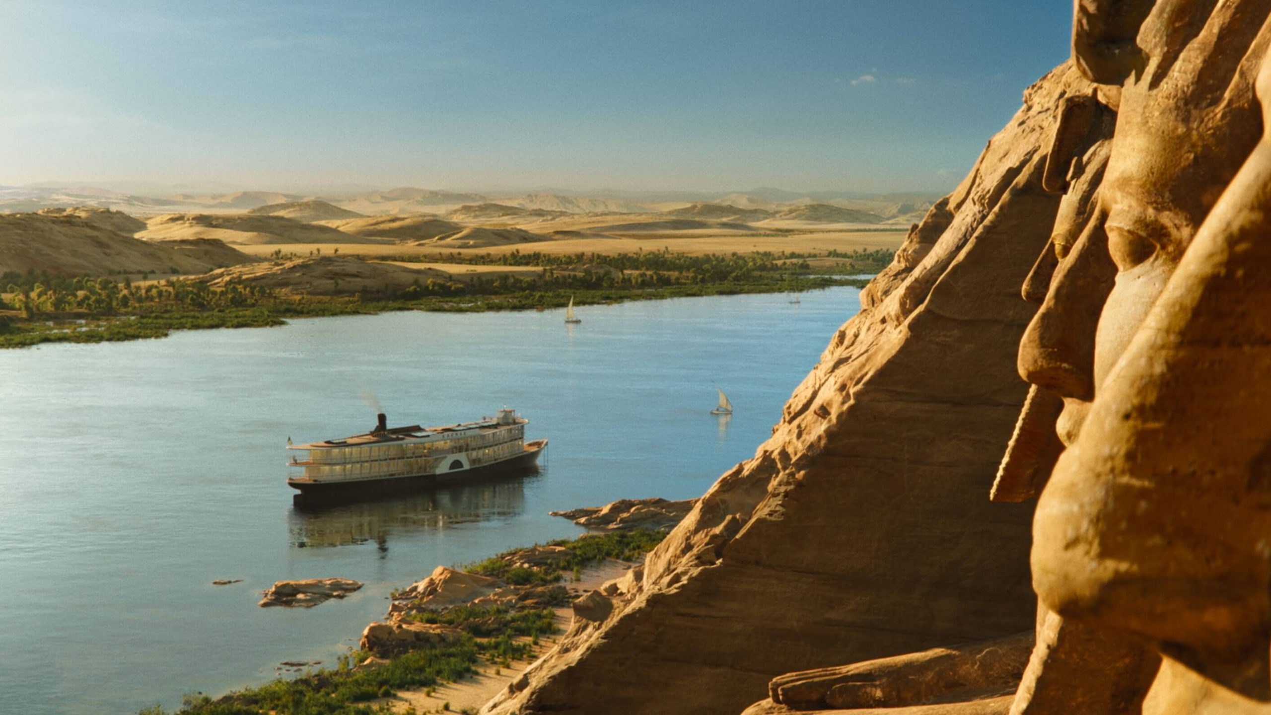 El buque Karnak en la película Muerte en el Nilo.
